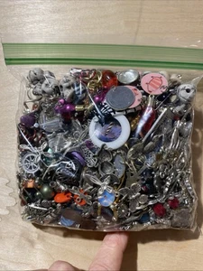 Lot Of Assorted Charms For Jewelry Making ( Over 1 Pound) NH - Picture 1 of 11