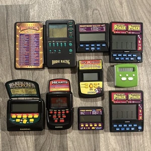 9 juegos de casino manuales de colección: carreras de caballos, Duece’s Poker Blackjack PROBADOS - Imagen 1 de 12