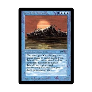 WOTC MtG Arabian Nights Island Fish Jasconius (U2) VG - Picture 1 of 1