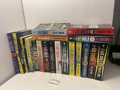 19 Lee Child JACK REACHER Series Mixed Hardcover Paperback 1st Edition DJ Foto 1 de 4