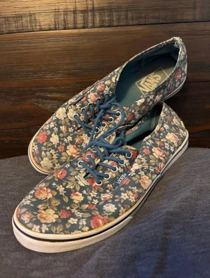 Zapatillas Mujer VANS Florales Talla 9 Sin Caja Usadas Buen Estado Foto 1 de 4