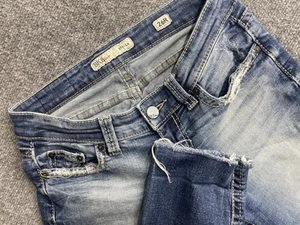 BKE Jeans Damen 26R Stella Skinny Blau Dark Wash Faded Denim Stretch Low Rise - Bild 1 von 10