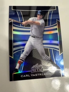 CARL YASTRZEMSKI 2025 Leaf Metal Baseball BLUE #31 #'d 45/49 - Picture 1 of 1