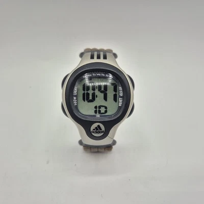 Raro Reloj Adidas Vintage Digital Y2K 40mm Unisex Deportivo Gris 2001 Foto 1 de 4