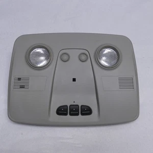 2010-2012 Chevy Traverse Overhead Dome Light Map Lamp w/ Homelink Gray OEM 76003 - Picture 1 of 7