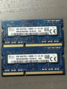 2x SK hynix 4GB DDR3L-1600 PC3L-12800S SODIMM Laptop RAM – HMT451S6MFR8A #1498 - Bild 1 von 1