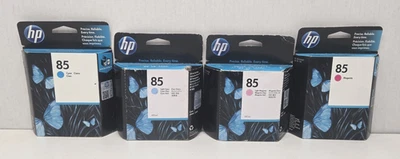 Lote de 4 cartuchos de tinta HP 85 OEM C9428A C9425A C9426A C9429A para HP 30 90 130 Foto 1 de 4