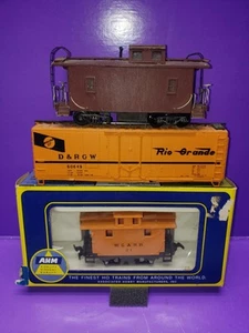 AS IS LOT Ho Scale AHM 6252 W&A Old time Caboose AND OTHER RAILCARS DAMAGED LOT - Picture 1 of 17