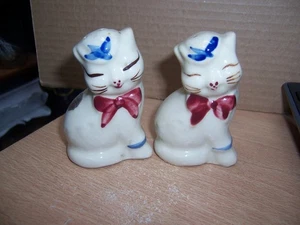SHAWNEE VINTAGE KITTY KATZEN SALZ PFEFFERSTREUER - Bild 1 von 5