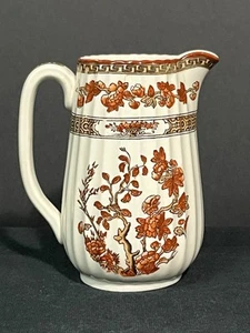 Copeland Spode India Tree Rust Scalloped 4-3/8” 8oz Jug Old Backstamp - Picture 1 of 7