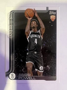 2025-26 Topps Basketball Drake Powell Rookie Card #222 - Picture 1 of 3