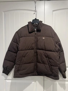 Dickies Overbrook Eisenhower Shell Puffer Jacket Brown NEW Men's Size 2XL - Picture 1 of 7