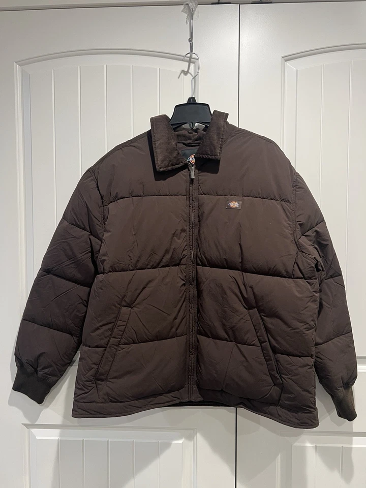 Dickies Overbrook Eisenhower Shell Puffer Jacket Brown NEW Men's Size 2XL - Image 1 of 4
