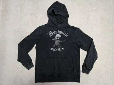 Denim&Supply Ralph Lauren Nuevo Hombre Sudadera con Capucha Sin Etiquetas, Grande, Negro Desteñido, 55$ Foto 1 de 4