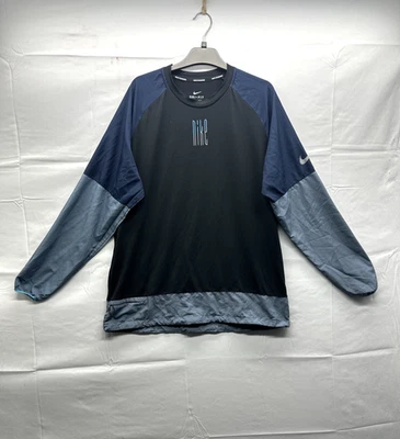Nike Dri Fit Men Jogging Running Top Size Large Long Sleeve Regular Fit Pullover - Image 1 of 4