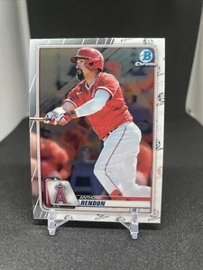 2020 Topps Bowman Baseball Anthony Rendon Chrome Base #93 Angels - Picture 1 of 1