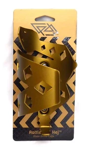 PDW Rattlesnek Kej Water Bottle Cage - Gold Right Opening - Picture 1 of 2