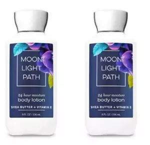 2 Bath Body Works Moonlight Path 8.0 oz Body Lotion 24 Hour Moisture - Picture 1 of 1