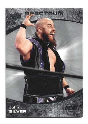 2021 Upper Deck AEW Spectrum Memorabilia #47 John Silver Wrestling All Elite WWE - Image 1 of 2