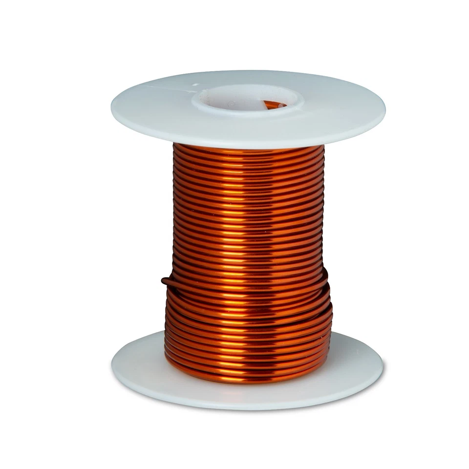 REMINGTON INDUSTRIES 18 AWG Gauge Enameled Copper Magnet Wire 2 oz 25' Length 0.0428" 200C Natural