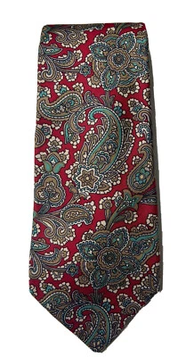 Vintage Premium Edition Silk Mens Neck Tie Detailed Multicolored Formal USA - Image 1 of 4