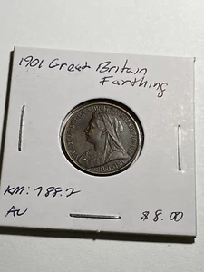 1901 Great Britain 1 Farthing - Picture 1 of 2