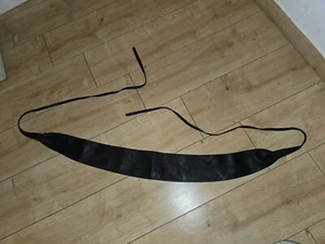 schwarzer Bindegürtel für Damen, Universalgrösse, aus Lederimitat - Bild 1 von 6