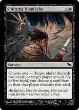 Shadowmoor Splitting Headache x4 Magic The Gathering NM