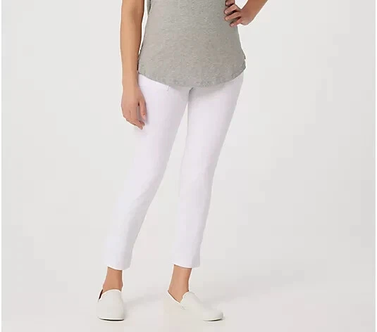 Calça de tornozelo Wicked by feminina com controle regular bolsos alabastro 2X A375905 - Imagem 1 de 1