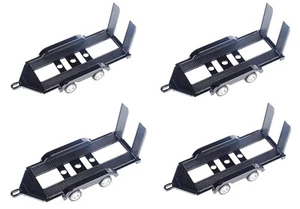 Juego de 4 remolque para autos de metal escala 1:43 - remolque diecast auto Motormax 76081 - Imagen 1 de 6