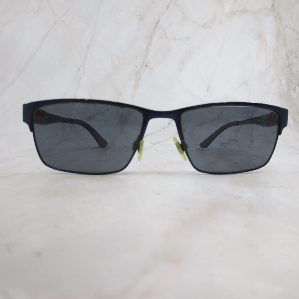 Ralph Lauren Sunglasses Frame PH1147-9119 Men's Black Half Rim Square 54-16-145 - Image 1 of 4