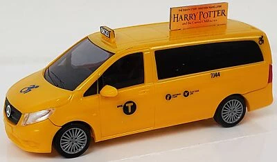 Busch HO 1/87 Mercedes Benz Minivan NYC New York City TAXI Yellow Harry Potter - Image 1 of 4