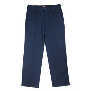 MODUS CLÁSICOS PANTALONES DE TRABAJO AJUSTADOS AZUL MARINO ELÁSTICOS KINGPIN SKATE TIENDA CORREO GRATUITO AUS - Imagen 1 de 2