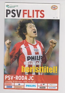 Programme / Programma PSV Eindhoven v Roda JC Kerkrade 18-12-2004 - Imagen 1 de 1