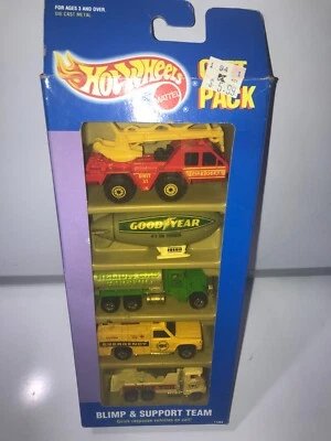 Mattel - Hot Wheels - 1991 Blimp & Support Team Gift Pack *NON-MINT* - Image 1 of 2