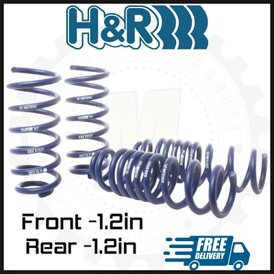 H&R Front and Rear Sport Lowering Springs | Fits 2015-2021 Mercedes Benz C43 AMG - Image 1 of 2