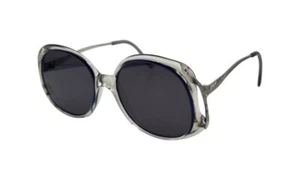 Vintage Tura TL322 Blue Translucent Round Sunglasses Japan W/ NEW LENSES! - Picture 1 of 10