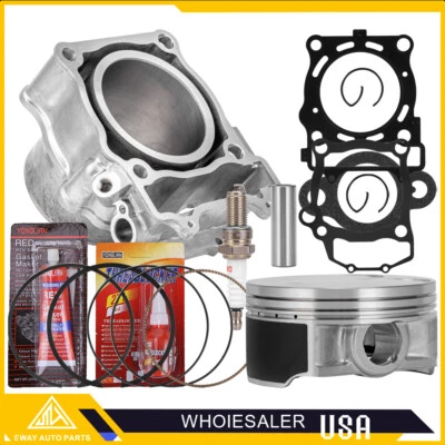  09-14 Para Polaris Sportsman 550 XP X2 Cilindro Jarra Pistón Anillos Juntas Extremo Superior Foto 1 de 4