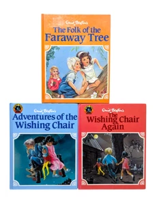 ENid Blyton Folk Of The Faraway Tree And Wishing Chair Large Hardcover Books - Picture 1 of 9