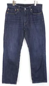 Levi's 514 Premium Big E Jeans Herren W34/L30 Straight Fit Schnurrhaare Blau - Bild 1 von 9