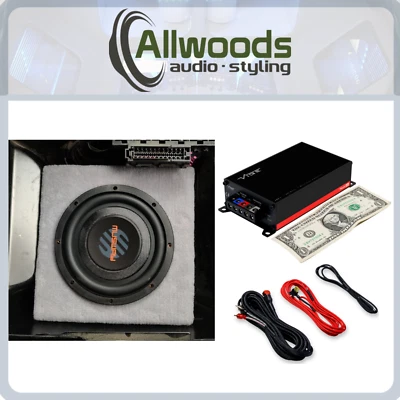  8" Musway Sub & box and Vibe Amp Package Underseat VW T6 custom box  - Image 1 of 4