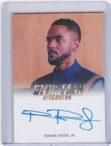 Star Trek Discovery Season 2 Ronnie Rowe Jr. FULL BLEED AUTOGRAPH