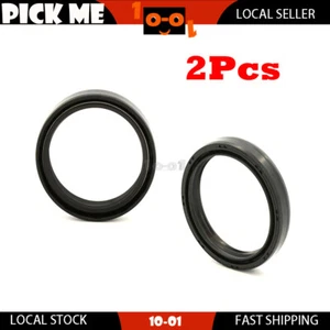 2Pcs Motorcycle Fork Oil Seal For HONDA 250cc CRF250R 2004-2006 2007 2008 2009 - Picture 1 of 4