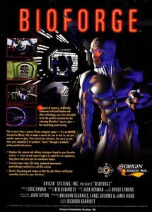 1995 vintage Computer Game BIOFORGE Interactive Movie CD Rom from Origin 092123 - Picture 1 of 1