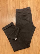 Uniqlo Selvedge Slim Fit Black Jeans W37 L31