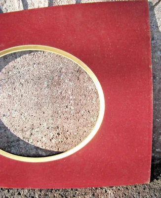 PASSE PARTOUT ancien Marie Louise 19ème 50 X 40 cm, vue ovale 30,5 X 25,5 cm - Photo 1/4