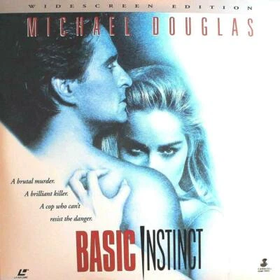 Basic Instinct (2-Disc Widescreen LaserDisc) Michael Douglas, Sharon Stone **R** - Image 1 of 2