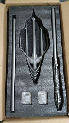 Trident Aquaman 1:1 Acero Aleación 210cm Réplica Modelo Plata Prop Colección Regalo Foto 1 de 4