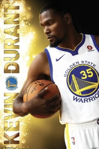 Kevin Durant SHINE Golden State Warriors Superstar NBA Basketball Wall POSTER Cover