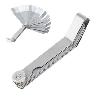 Offset Feeler Gauge Set with 16 Blades, Standard Metric Offset Valve Feeler - Picture 1 of 7